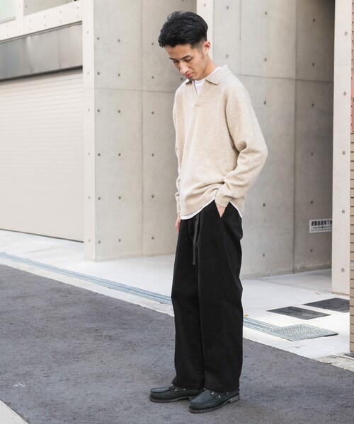 URBAN RESEARCH DOORS（アーバンリサーチドアーズ）の「ウェビングベルトコーデュロイトラウザー（その他パンツ・メンズ・CHARCOAL/MOCHA/TERRACOTTA・S/M/L）」の11枚目の写真