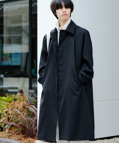 SENSE OF PLACE by URBAN RESEARCH（センスオブプレイスバイアーバンリサーチ）の「ステンカラーコート（テーラードジャケット・メンズ・BEIGE/BLACK/MINT・M/L）」の9枚目の写真