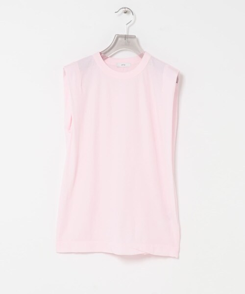 URBAN RESEARCH(アーバンリサーチ)の「ATON FRESCA SINGLE JERSEY TANK-TOP(タンクトップ・レディース・BEIGE/PINK/YELLOW・2)」の13枚目の写真