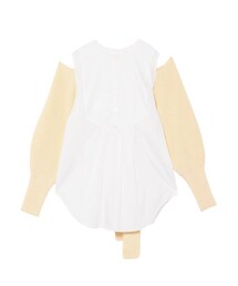 LAGUNAMOON | ニットボレロドッキングブラウス(シャツ/ブラウス)