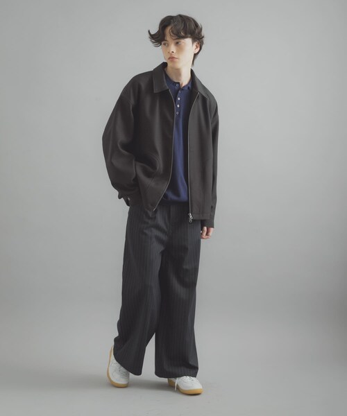 SENSE OF PLACE by URBAN RESEARCH(センスオブプレイスバイアーバンリサーチ)の「『撥水/防花粉』SKINProofジップブルゾン(ブルゾン・メンズ・BLACK/BROWN/BLUE GRAY・M/L)」の9枚目の写真