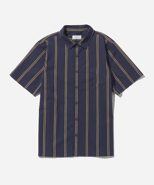 Saturdays NYC（サタデーズ ニューヨークシティ ）の「Bruce Stripe SS Shirt（シャツ/ブラウス・メンズ・ホワイト/レッド/ネイビー・M/L/XL/XS/S）」の9枚目の写真