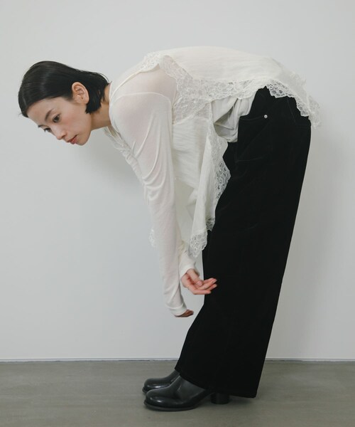 KBF(ケイビーエフ)の「『2サイズ展開』フロントパネルデザインデニム(デニムパンツ・レディース・BLUE/BROWN/BLACK・36/38)」の9枚目の写真