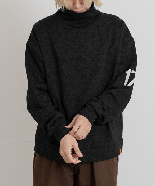 THE GOODLAND MARKET（ザグッドランドマーケット）の「TONY　LA turtle neck fleece SWEAT（スウェット・メンズ・BLK/GRY・M/L）」の3枚目の写真