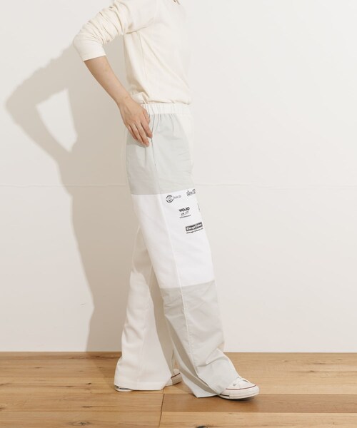THE GOODLAND MARKET（ザグッドランドマーケット）の「SREU　Swiching PANTS（その他パンツ・レディース・IVORY2/IVORY1/BLACK1/BLACK2・L/S）」の15枚目の写真