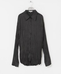Studio Doe　SATIN PLEATED SHIRTS