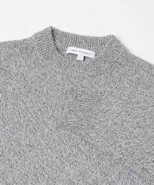 URBAN RESEARCH(アーバンリサーチ)の「MIX MOULINE CREW-NECK KNIT(ニット/セーター・メンズ・BEIGE/GRAY/BLUE/GREEN・M/L)」の13枚目の写真