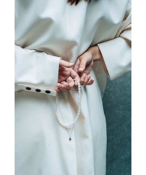 Scat(スキャット)の「"Pearl" necklace(ネックレス・レディース・シルバー・ONE SIZE)」の10枚目の写真