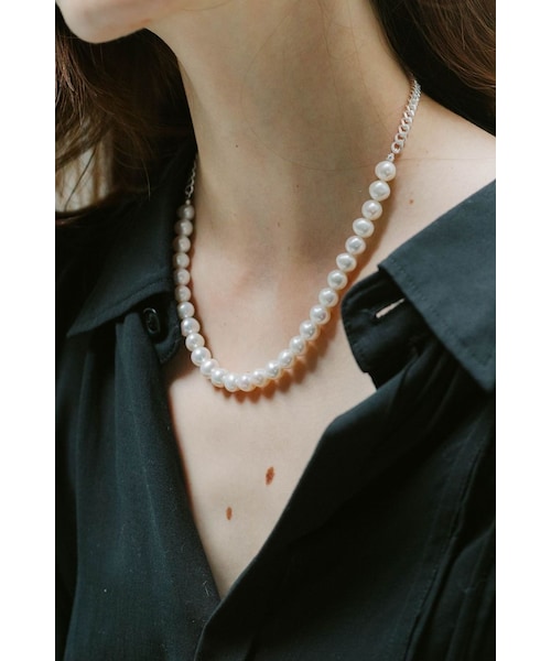 Scat(スキャット)の「"Pearl" necklace(ネックレス・レディース・シルバー・ONE SIZE)」の12枚目の写真