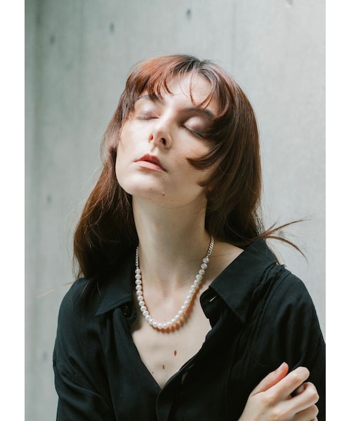 Scat(スキャット)の「"Pearl" necklace(ネックレス・レディース・シルバー・ONE SIZE)」の4枚目の写真