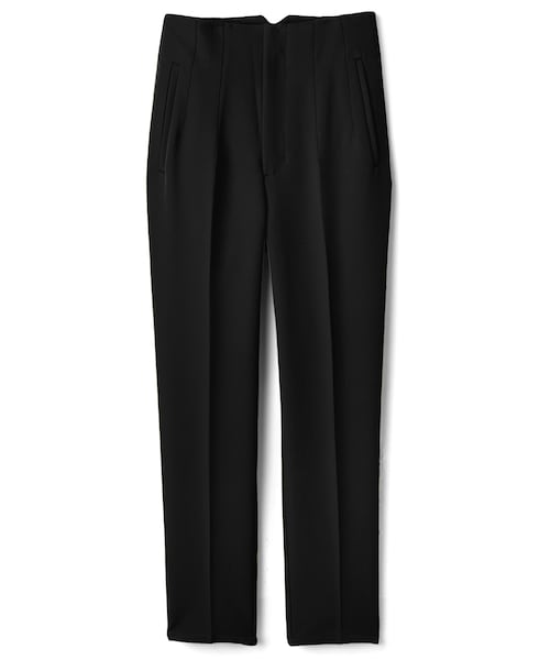 GRL（グレイル）の「ハイウエストテーパードパンツ（その他パンツ・レディース・グリーン/ブラック/オフホワイト・XS）」の3枚目の写真