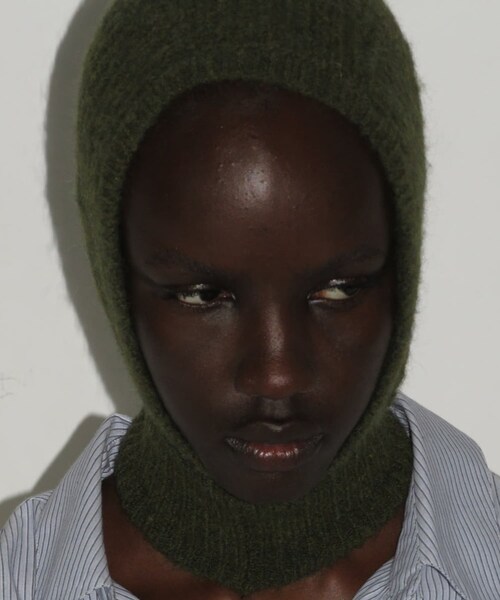 URBAN RESEARCH（アーバンリサーチ）の「paloma wool　BUTTONS ANGELS（ニットキャップ/ビーニー・レディース・Grey/Khaki/Navy/Brown・FREE）」の3枚目の写真