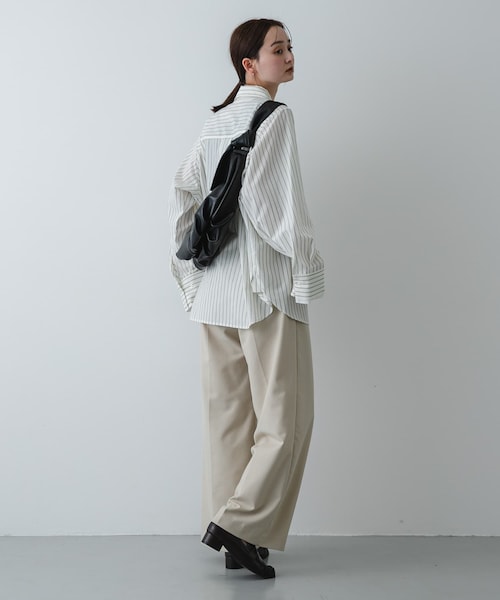 SENSE OF PLACE by URBAN RESEARCH（センスオブプレイスバイアーバンリサーチ）の「クロワッサンショルダーバッグ（ショルダーバッグ・レディース・BLACK/MUSTARD/BEIGE・One）」の8枚目の写真