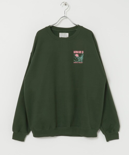 THE GOODLAND MARKET（ザグッドランドマーケット）の「PARKS PROJECT　NATIONAL PARKS SWEAT（スウェット・メンズ・GREEN/YELLOW・M/L）」の11枚目の写真
