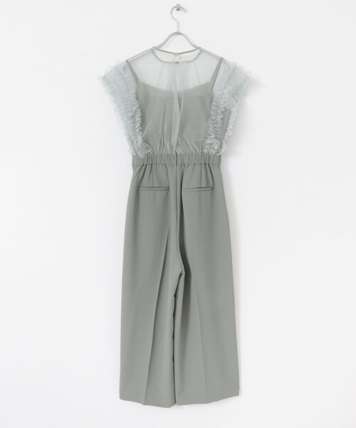 URBAN RESEARCH ROSSO（アーバンリサーチロッソ）の「チュールドッキングオールインワン（ワンピース・レディース・black/mint・36/38）」の10枚目の写真