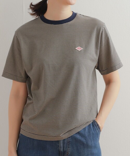 URBAN RESEARCH DOORS(アーバンリサーチドアーズ)の「DANTON T/C T-SHIRTS(Tシャツ/カットソー・レディース・YELLOW/WHITE/SAXBLUE/RED×WHITE/NVY×WHT/NAVY×BEIG・S)」の11枚目の写真