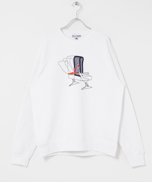 HELLA GREEN　Relax Raglan Sweat