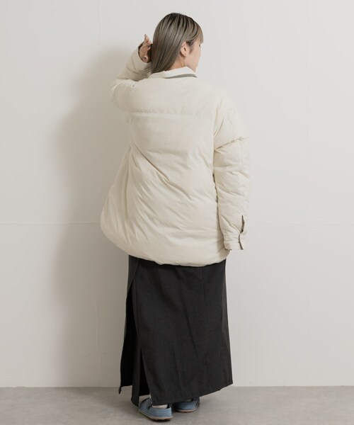 THE GOODLAND MARKET（ザグッドランドマーケット）の「KWD　LIGHT DOWN SHIRTS JACKET（その他アウター・レディース・Ivory/L.Yellow/Navy・FREE）」の17枚目の写真