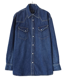 REMI RELIEF NAVY LABEL | デニムシャツ(シャツ/ブラウス)