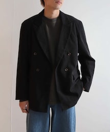『セットアップ対応』 コーデュロイダブルルーズジャケット