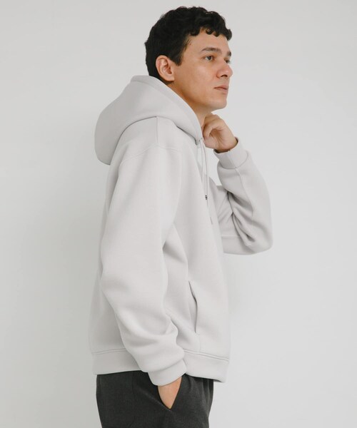 URBAN RESEARCH Sonny Label（アーバンリサーチサニーレーベル）の「カレッジプリントダンボールパーカー（パーカー・メンズ・アイスグレー/チャコール/ネイビー・M/L）」の21枚目の写真
