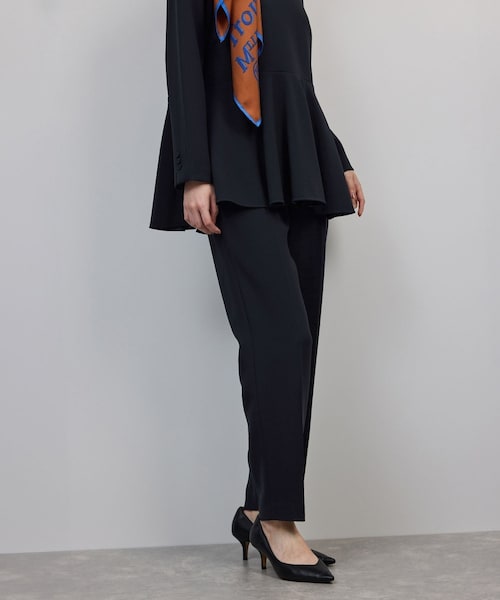 ROPE'（ロペ）の「トリアセダブルクロス テーパードパンツ/イージーケア・25AW（その他パンツ・レディース・ネイビー・36/38/40）」の2枚目の写真