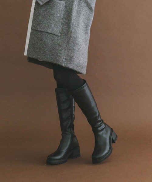 ITEMS URBANRESEARCH（アイテムズ アーバンリサーチ）の「ストレッチロングブーツ（その他シューズ・レディース・BLK/BRN・S/M/L）」の5枚目の写真