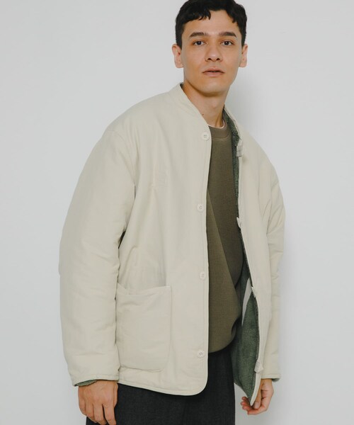 URBAN RESEARCH Sonny Label（アーバンリサーチサニーレーベル）の「『別注』ARMY TWILL×Sonny Label　Reversible Jacket（テーラードジャケット・メンズ・IVORY/KHAKI/BLACK/NAVY・S/M/L）」の10枚目の写真
