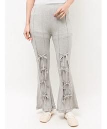 merry jenny | リボンフレアリブパンツ(その他パンツ)