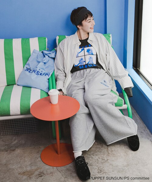 SENSE OF PLACE by URBAN RESEARCH(センスオブプレイスバイアーバンリサーチ)の「『別注』SUNSUN×SENSE OF PLACE トートバッグ(トートバッグ・レディース・GRAY/BLUE/PINK・One)」の10枚目の写真