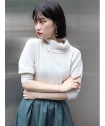 MURUA | パイルタッチハーフニット(ニット/セーター)