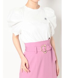 dazzlin | エンブロイダリーワンポイントTシャツ(Tシャツ/カットソー)