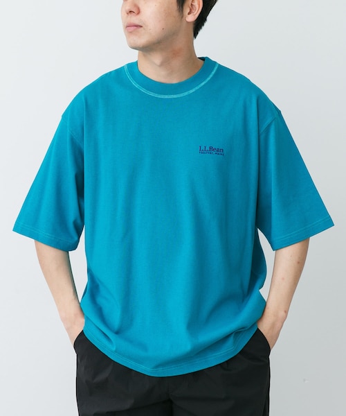 URBAN RESEARCH DOORS(アーバンリサーチドアーズ)の「L.L.Bean JAPAN EDITION UNION SHORT SLEEVE T-SHIRTS(Tシャツ/カットソー・メンズ・WHITE/BIRCH/TOP GREY/TEAL/NAVY/T.CHARCOAL・M/L/XL)」の5枚目の写真
