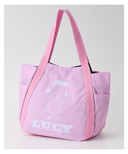 nissen（ニッセン）の「スヌーピーバルーントートバッグ（Ａ４対応）（トートバッグ・メンズ・ブラック/イエロー/ピンク/キャラクター・Y）」の3枚目の写真