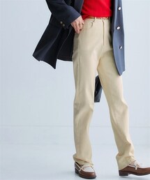 nissen | ストレッチゆるリラックスカラーデニムパンツ（ゆったりヒップ）（選べる2レングス）＜大きいサイズ有＞(パンツ)