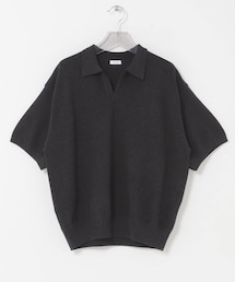 URBAN RESEARCH | crepuscule Co/Ra Moss Stitch Skipper(ニット/セーター)