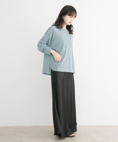 ITEMS URBANRESEARCH(アイテムズ アーバンリサーチ)の「ストレッチサテンスカート(スカート・レディース・WHT/BLK/BRN・Free)」の16枚目の写真