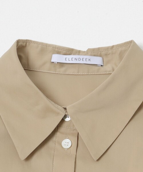 URBAN RESEARCH ROSSO（アーバンリサーチロッソ）の「ELENDEEK　PLEATS LAYERED SHIRTS（シャツ/ブラウス・レディース・O.WHT/BGE・Free）」の17枚目の写真