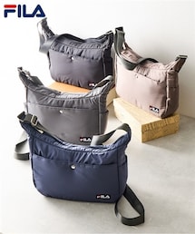 nissen | FILA　ロゴ入ボンディングショルダーバッグ(ショルダーバッグ)