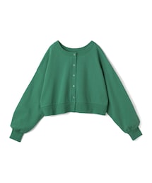 GRL | 前後2Wayコットンリングボタンスウェットカーディガン(カーディガン/ボレロ)