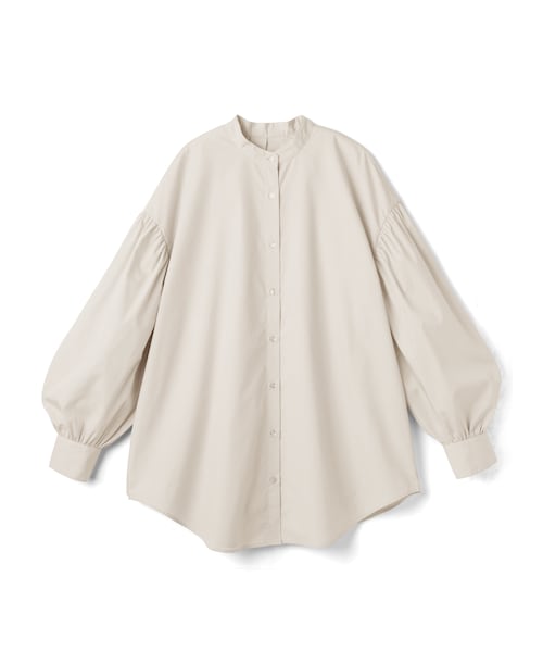 LE PHIL ルフィル 21SS ラウンドヘム ロングシャツ　ベルト付き LE PHIL ルフィル 21SS ラウンドヘム ロングシャツ ベルト付き