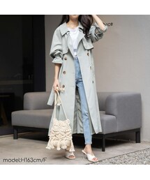 OLUPIC | 【SHOPLIST限定】ロングトレンチコート(トレンチコート)