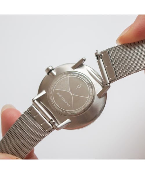 nordgreen（ノードグリーン）の「Philosopher - ホワイトダイヤル メッシュストラップ（アナログ腕時計・レディース・ガンメタル/シルバー/ゴールド/ローズゴールド・40mm/36mm）」の19枚目の写真