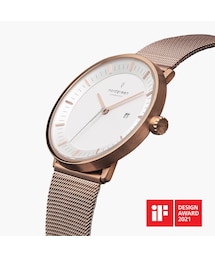 nordgreen | Philosopher - ホワイトダイヤル メッシュストラップ(アナログ腕時計)