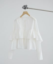 【WEB限定】フリルギャザーブラウス