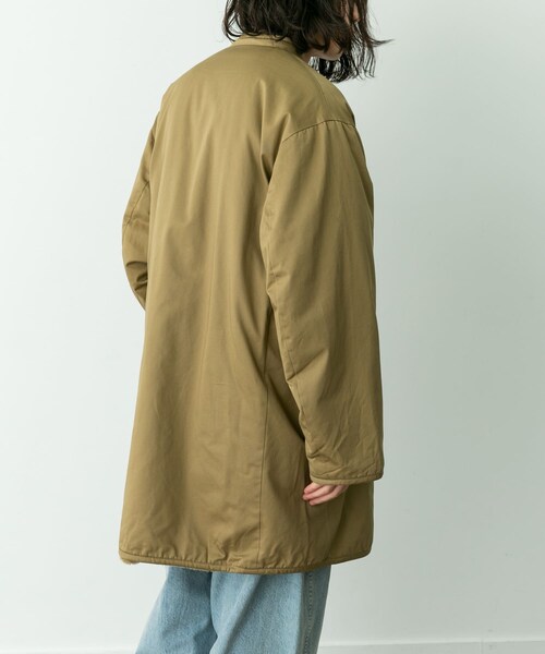 URBAN RESEARCH Sonny Label（アーバンリサーチサニーレーベル）の「ARMY TWILL　Twill Reversible Coat（テーラードジャケット・メンズ・KHAKI/BLACK/BEIGE・S/M/L）」の15枚目の写真