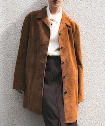 URBAN RESEARCH | LE17SEPTEMBRE COW LEATHER SUEDE LONG COAT(テーラードジャケット)