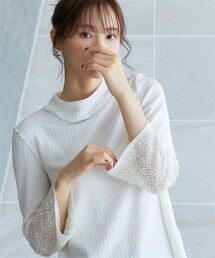 miclat | 大きいサイズ　袖レースメロウカットソー　miclat(Tシャツ/カットソー)