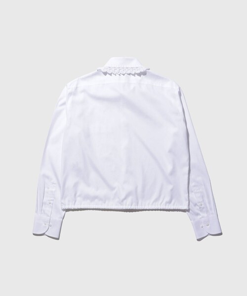 ADAM ET ROPE'（アダムエロペ）の「【LIBRIO MENDONCA/リブリオ メンドンサ】CROCHET COLLOR SHIRT（シャツ/ブラウス・メンズ・ホワイト・L/M）」の15枚目の写真