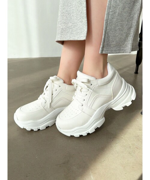 RESEXXY（リゼクシー）の「厚底スニーカー（スニーカー・レディース・ホワイト・S/M/L）」の6枚目の写真